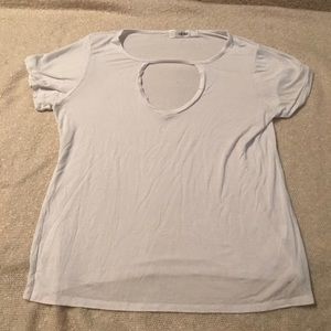 White Key Hole T-shirt